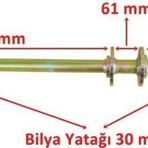 Atv Buggy Sy Ym Arka Aks 1042 Mm Bilya Yatağı 30 2 Flanşlı 23 Freze Öm
