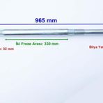 Atv Cazador Aks 965 Mm Bilya Yatağı 30-32 Mm 24 Freze Öm