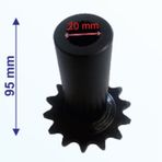 ATV ÖN DİŞLİ 520-14T İÇ 20XUZUNLUK 95XTM ÖM