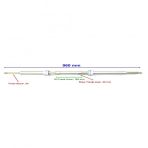 Atv Tgb 325 Aks 960 Mm Bılya Yatagı 40 Mm 4 Somunlu 24 Freze Om