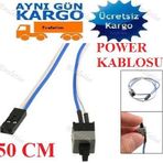 ATX Anakart Açma Kapama Butonu Switch ON-OFF Reset Güç Kablosu