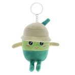 Aublinto Anahtarlık Pelüş Hayvan Yumuşak Küçük Doldurulmuş Hayvanlar Boba Plushies Hayvan Oyuncak Anahtarlık Ödülü Kabarcık Çay Peluş Oyuncak Parti Cep Telefonu için