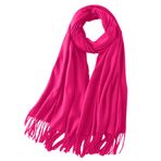 Aublinto Bayan Şal Kareli Pashmina XXL Stolen Büyük Sonbahar Şalı Kış Şalı Karo Tartan Omuz Havlusu Ekose Battaniye Şal Moda Atkı Yumuşak Sıcak Büyük Boy Püsküllü Panço Yumuşak Büyük Battaniye Şal,