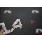 Audi 1.4 T Bagaj Krom Metal 3M 3D Yazı Orjinal Logo