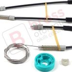 Audi 80 B3 B4 8G 89 1991-2001 Coupe Cabriolet 895837729 İçin Elektrikli Ön Cam Kriko Tamir Seti