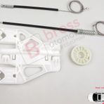 Audi A1 Mk1 8X 2010-2019 5-Kapı Hatchback Sportback 8X4839461 İçin Arka Sol Cam Kriko Tamir Seti