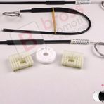 Audi A2 8Z 8Z0 1999-2005 5-Kapı Hatchback 8Z0837461 İçin Elektrikli Ön Sol Cam Kriko Tamir Seti