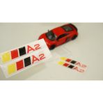 Audi A2 Logo 3M 3D Damla Silikon Torpido Bagaj Çamurluk Logo Ambl