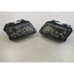 Audi A3 1997-2000 Modifiye Far Lambası Sağ - Sol Set 2 Parça Elektrikli - Manuel Siyah (Tyc) (Adet)