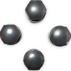 Audi A3 2017-2020 Şifreli Bijon Kapağı Koyu Gri 4 Adet 4M0601173a