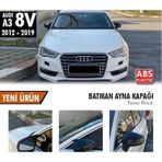 Audi A3 8V 2012-2019 Batman Yarasa Ayna Kapağı Piano Black ABS