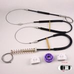 Audi A3 Mk2 8P 8Pa 8P1 2003-2013 4/5 Kapı 8P4837461 İçin Elektrikli Ön Sol Cam Kriko Tamir Seti