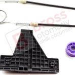 Audi A3 Mk2 8P 8Pa 8P1 2003-2013 4/5 Kapı 8P4839461 İçin Arka Sol Cam Kriko Tamir Seti