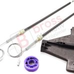Audi A3 Mk2 8P 8Pa 8P1 2003-2013 4/5 Kapı 8P4839462 İçin Arka Sağ Cam Kriko Tamir Seti