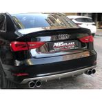 Audi A3 S3 2013 2016 Sedan Plastik Difüzör