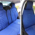 Audi A3 Serisi Lüx Oto Koltuk Minderi Ön Arka 5'li Set FIVESTAR Serisi MAVİ