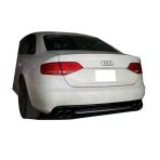 Audi A4 B8 İcin 2008 - 2012 S4 Arka Tampon Eki - Difuzor ( Plastik)