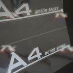Audi A4 Motor Sport Kelebek Cam Sticker 2 Li Set