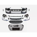 Audi A4 Rs4 Ön Tampon Komple Set 2017-2019 Arası Uyumlu Panjurlu