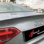 Audi A4 Uyumlu B8 20082015 - Bagaj Üzeri Anatomik Spoiler - Plastik