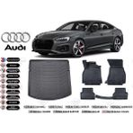 Audi A5 2018 Model Bagaj Havuzu Araca Özel Siyah Havuzlu Paspas Takımı Sett