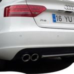Audi A5 8P3 2012 - 2016 Coupe-Sportback Arka Tampon Eki - Difüzör (Plastik)(Boyasız)