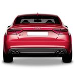 Audi A5 B9 Sportback S5 Arka Tampon Eki - Difüzör (Plastik)