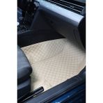 Audi A6 2011-2019 Bej-Krem Renk 8d Diamond Premium Kaymaz Deri Oto Paspas