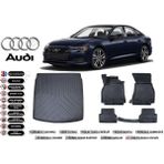 Audi A6 2021 Model Bagaj Havuzu Araca Özel Siyah Extra Havuzlu Paspas Takımı