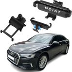 Audi A6 Araca Özel Cep Telefon Tutacağı Robotik Oynar Başlıklı 2019 - 2022 Arası Profesyonel Ürün - Siyah