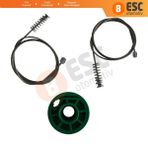 Audi A6 C5 4B 1997-2005 Allroad 4Bh 4/5 Kapi 4B0839462 Icin Arka Sag Cam Kriko Tamir Seti