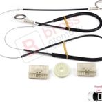 Audi A6 C6 S6 4F 4F2 4F5 2004-2011 4/5 Kapı 4F0837462 İçin Elektrikli Ön Sağ Cam Kriko Tamir Seti