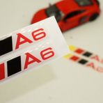 Audi A6 Logo Motor Kapağı Damla Silikon Plaka Logo Arma Amblem Yeni Stil