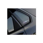 Audi A6 Yan Cam Sticker Oto Kapı 20 Cm X 7 Cm Holo-Chroma