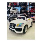 Audi Çocuk Araç Gereçleri Akülü Araba 12V 0-6 Yaş Beyaz