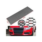 Audi Dizayn 3d Style Abs Plastik Panjur Teli 120x40 Cm Siyah