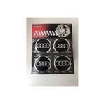 Audi Jant Göbeği-yapıştırma-sitcker-( 59mm Ölçü)-4 Adet-