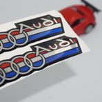 Audi Logo Damla Silikon Torpido Çamurluk Yanı Sticker
