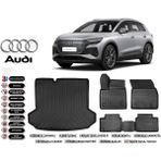 Audi Q4 E-Tron 2020 Model Bagaj Havuzu Araca Özel Siyah Havuzlu Paspas Takımı Sett