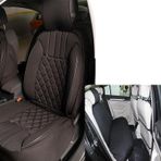 Audi Q5 Lüx Oto Koltuk Minderi Ön Arka 5'li Set ELEGANCE Serisi SİYAH