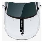 Audi Q8 İçin Uyumlu Aksesuar Oto Kaput Şerit Sticker
