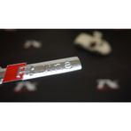 AUDİ R LİNE BAGAJ 3D 3M KROM METAL LOGO