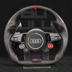 Audi R8 Direksiyon Butonlu Carbon Orjinal Hava Yastık Ve Logolu