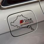 Audi S Line Nurburgring Map Depo Kapağı Sticker