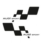 Audi Sport Yan Kapı için Çamurluk Sticker 2 Adet Sağ Sol