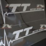 Audi Tt Motor Sport Kelebek Cam Sticker 2 Li Set