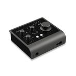 Audient Ses arabirimi iD4 MKII, Class A konsol mikrofon ön amplifikatör (yüksek hızlı USB-C, monitör karışımı ve monitör panning fonksiyonu, 2 kulaklık çıkışı, Mac/PC/iOS uyumlu), siyah, iD MKII