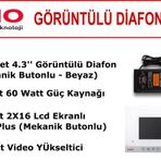 AUDIO 16 Daire Görüntülü Diafon Paketi