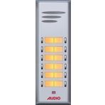 Audio Basic Hopörlörlü Yan Sıra Çift Butonlu Zil Paneli 12 li