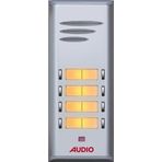Audio Basic Hopörlörlü Yan Sıra Çift Butonlu Zil Paneli 8 li